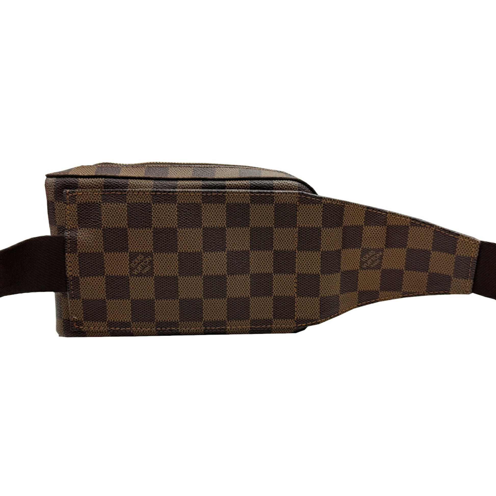 Louis Vuitton Geronimos, Brown, Canvas, clutch