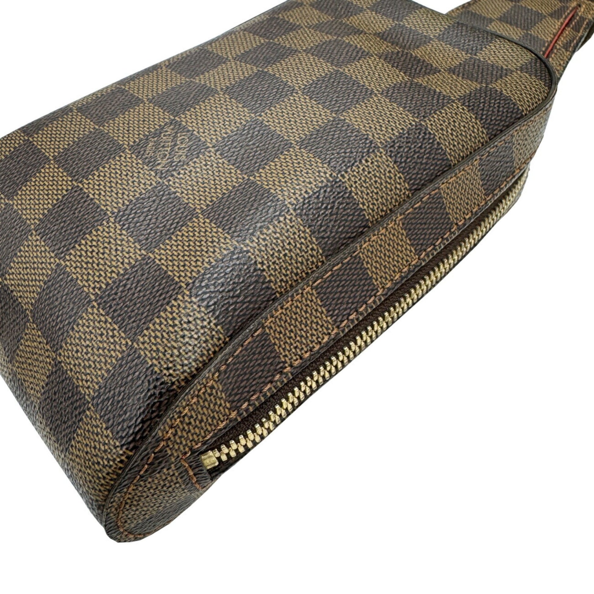 Louis Vuitton Geronimos, Brown, Canvas, clutch