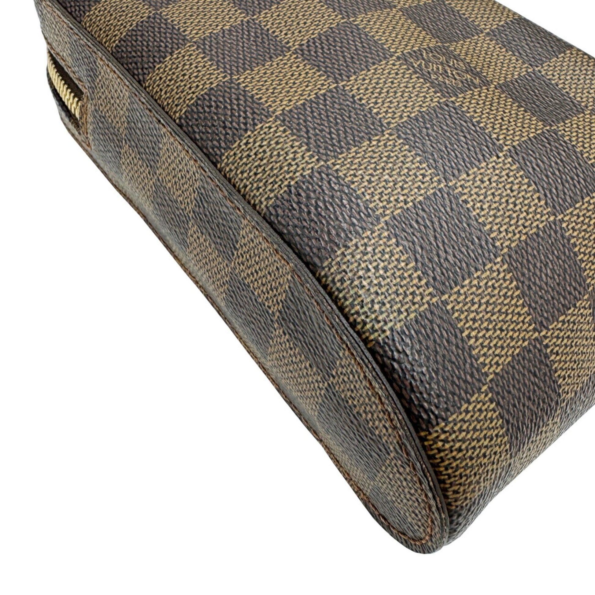 Louis Vuitton Geronimos, Brown, Canvas, clutch