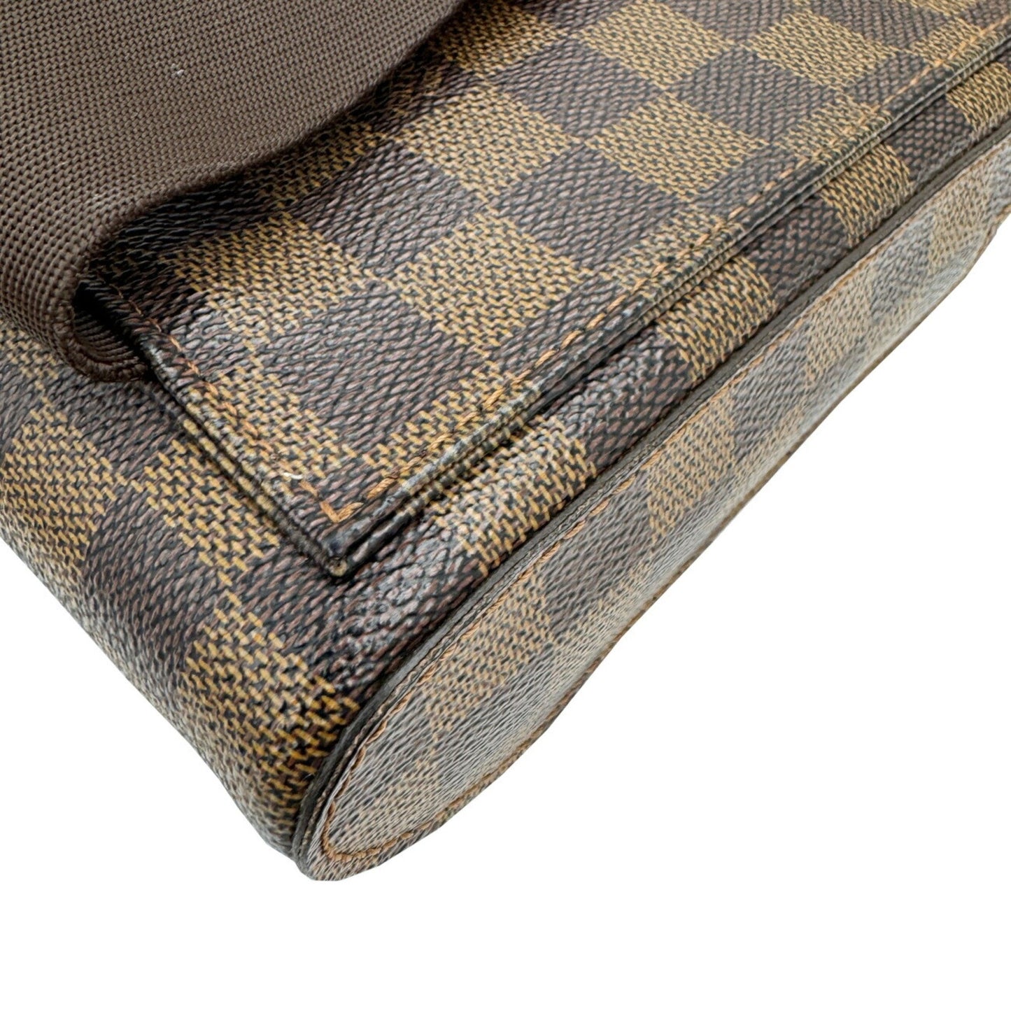 Louis Vuitton Geronimos, Brown, Canvas, clutch