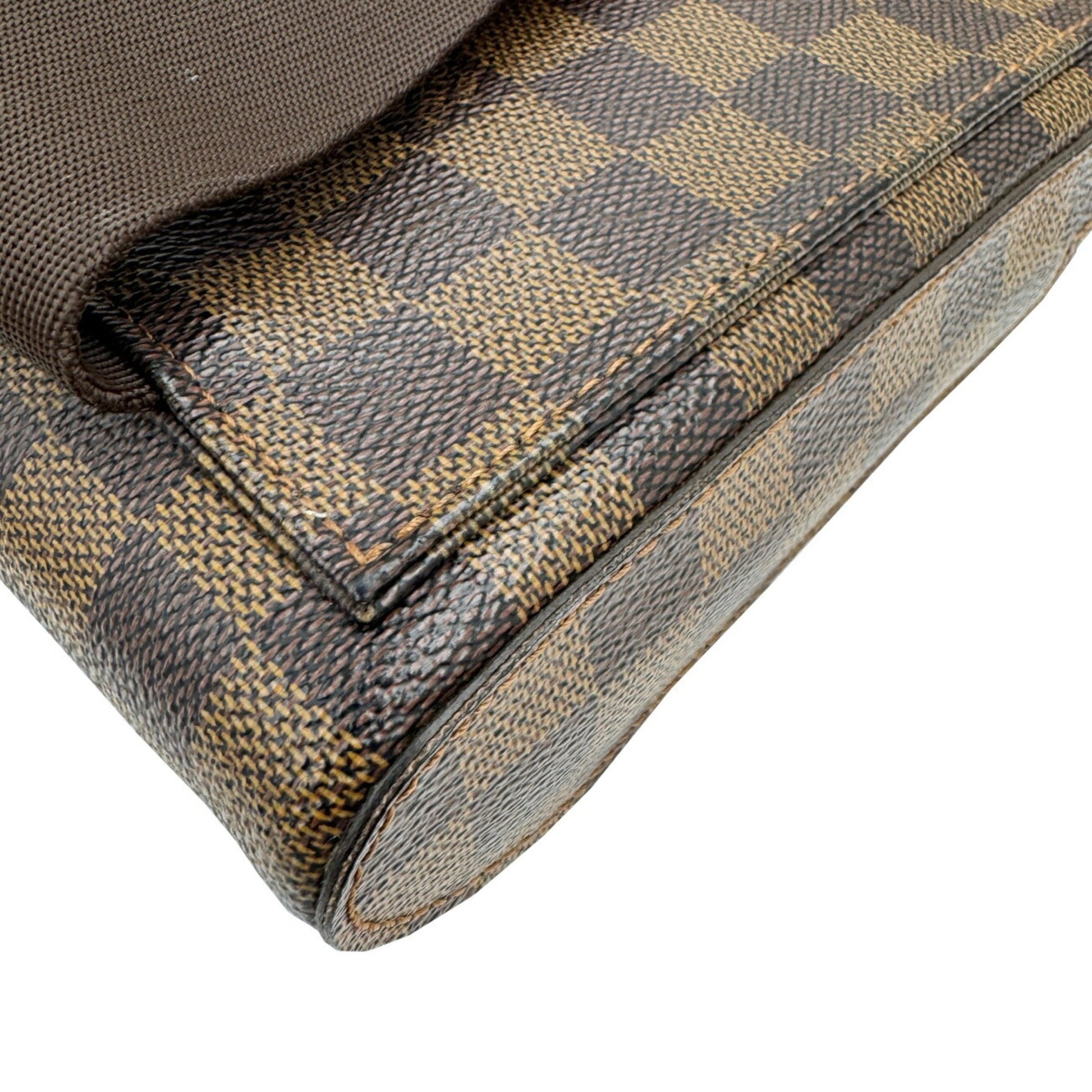 Louis Vuitton Geronimos, Brown, Canvas, clutch