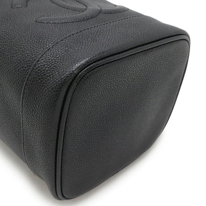 Chanel Vanity, Black, Leather, clutch