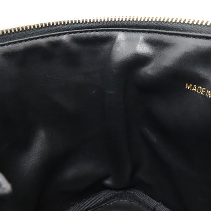 Chanel Vanity, Black, Leather, clutch