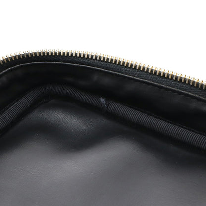 Chanel Vanity, Black, Leather, clutch
