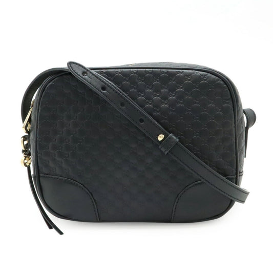 Gucci Micro guccissima, Black, Leather, shoulder