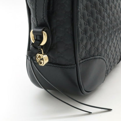 Gucci Micro guccissima, Black, Leather, shoulder