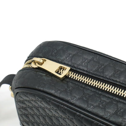 Gucci Micro guccissima, Black, Leather, shoulder