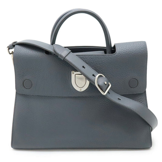 Dior Diorever, Grey, Leather, tote