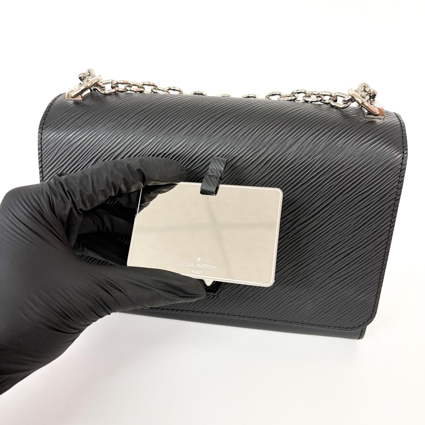 Louis Vuitton Twist Epi Leather, Black, Leather, Handbag
