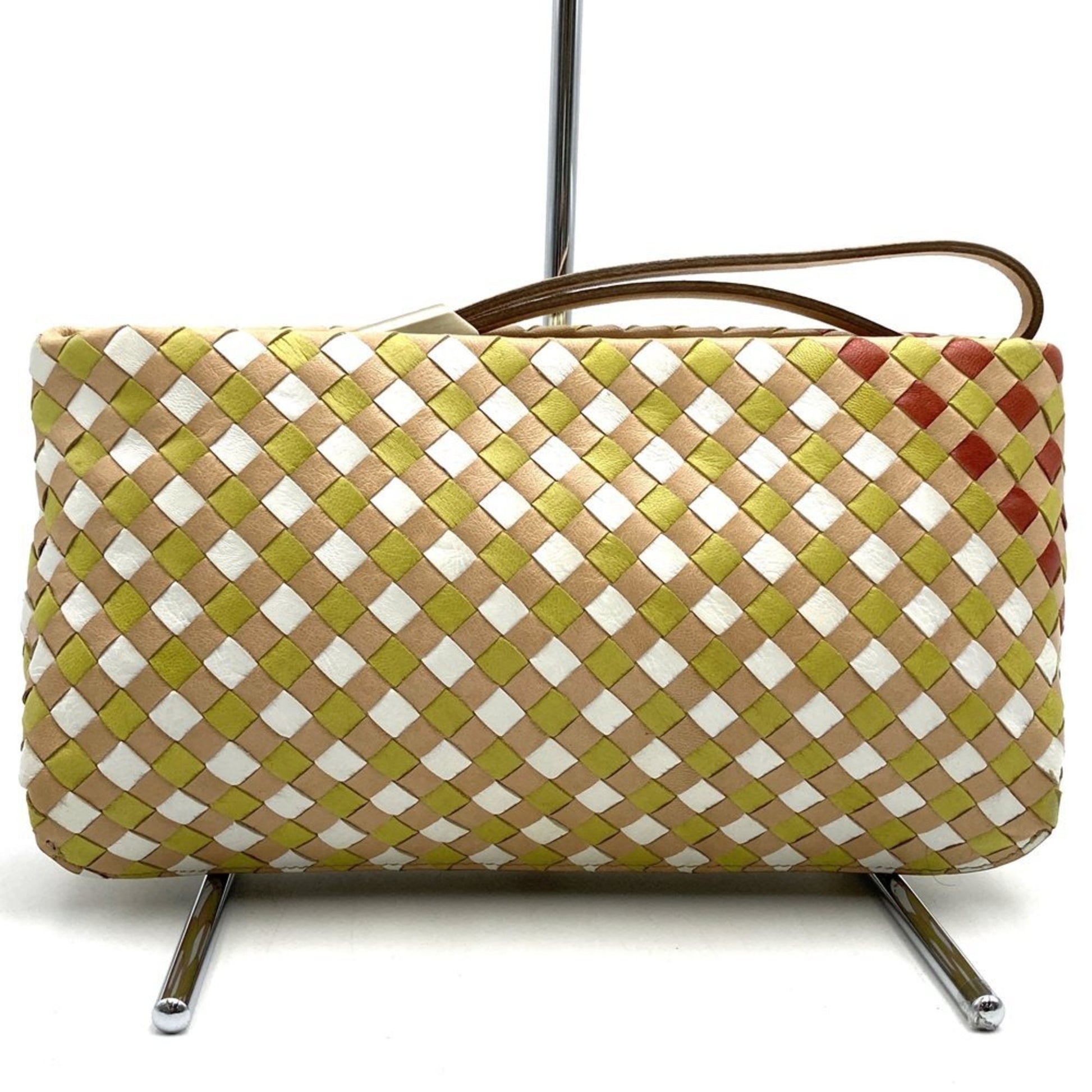 Bottega Veneta Intrecciato, Multicolour, Leather, clutch