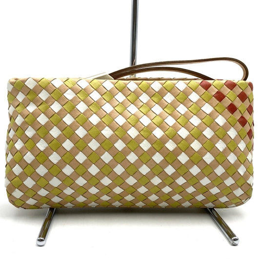Bottega Veneta Intrecciato, Multicolour, Leather, clutch