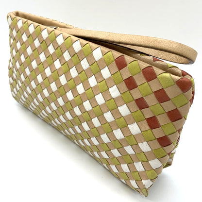 Bottega Veneta Intrecciato, Multicolour, Leather, clutch