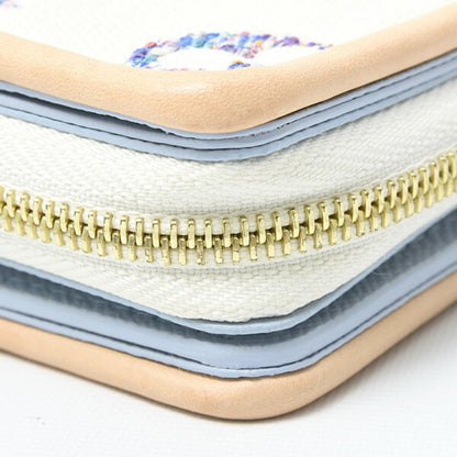 Louis Vuitton Lou, White, Canvas, wallet