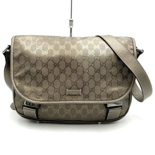 Gucci GG Imprimé, Brown, Canvas, shoulder