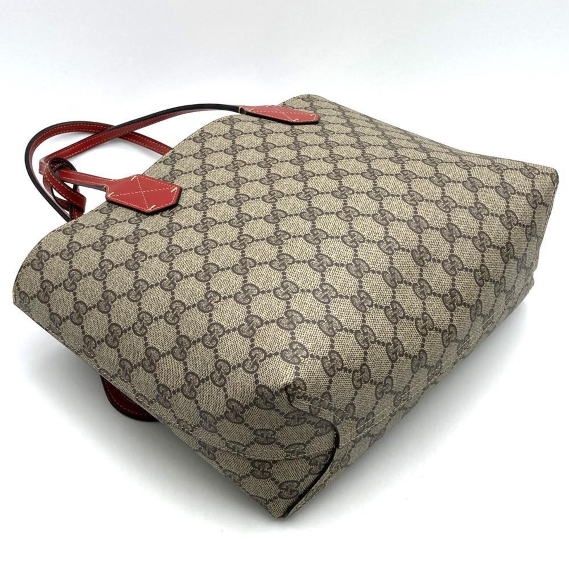 Gucci Reversible, Beige, Canvas, tote