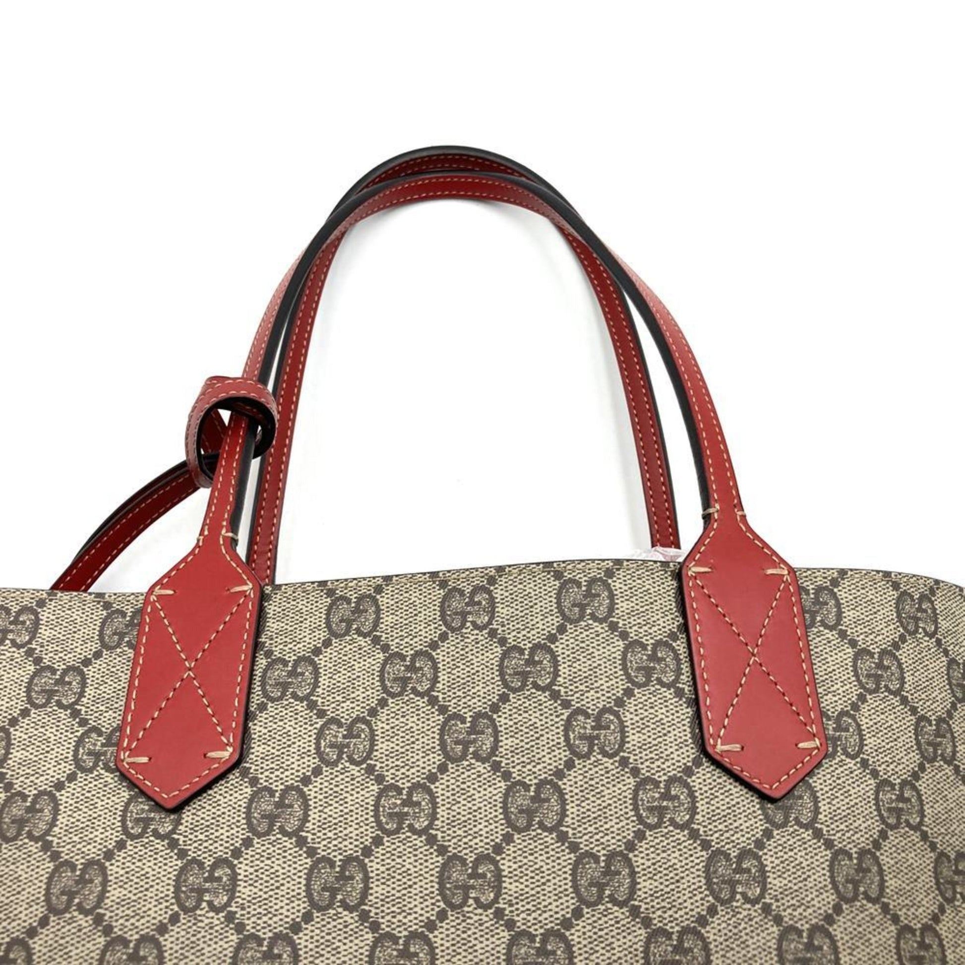Gucci Reversible, Beige, Canvas, tote