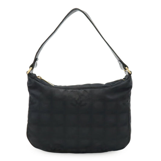 Chanel Travel line, Black, Canvas, shoulder