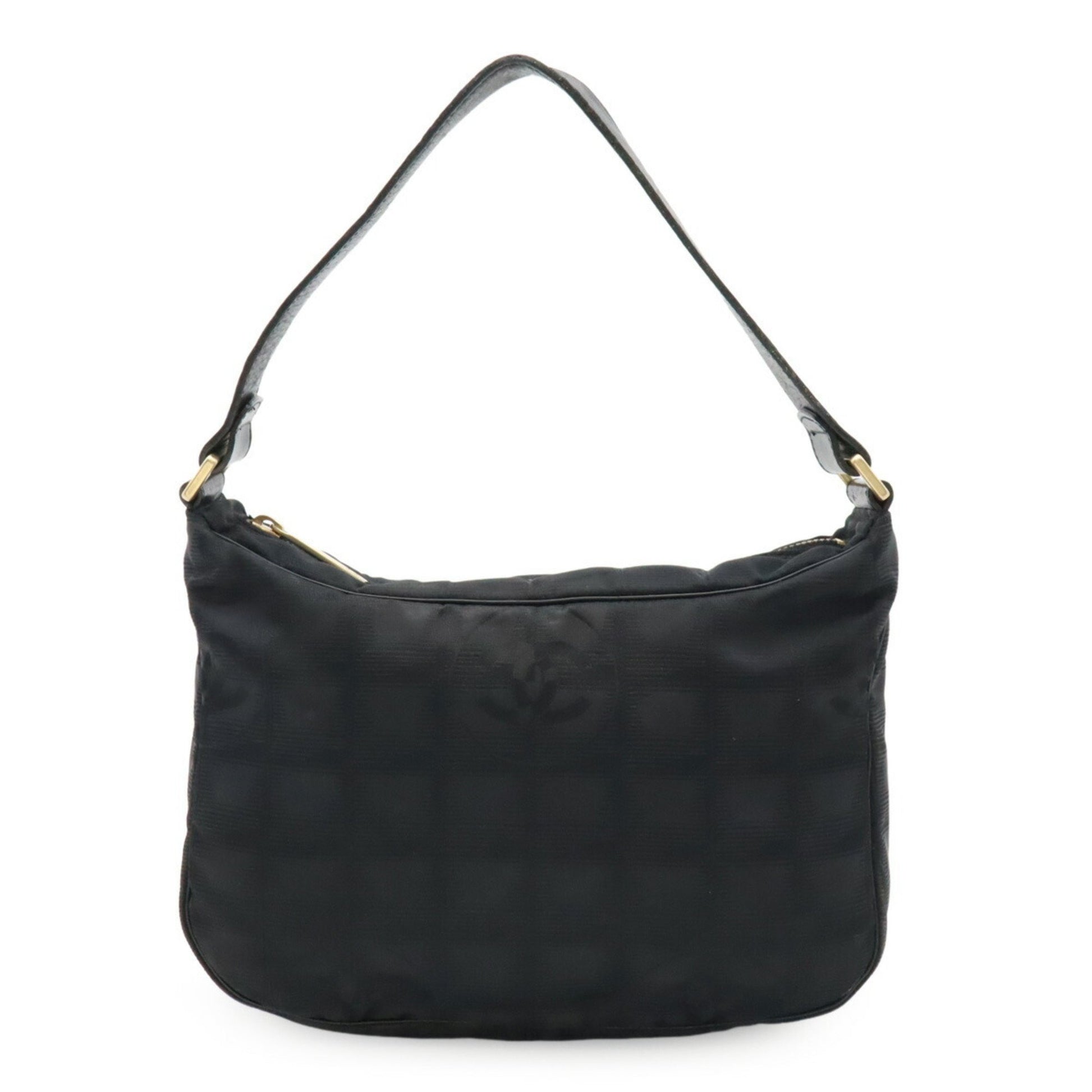 Chanel Travel line, Black, Canvas, shoulder