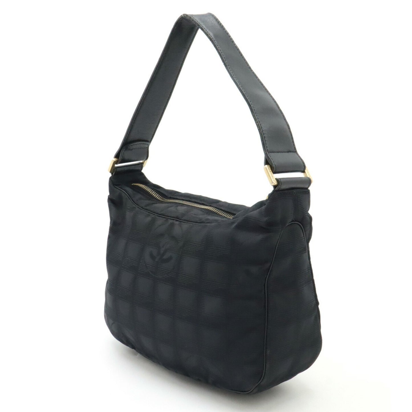Chanel Travel line, Black, Canvas, shoulder