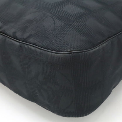 Chanel Travel line, Black, Canvas, shoulder