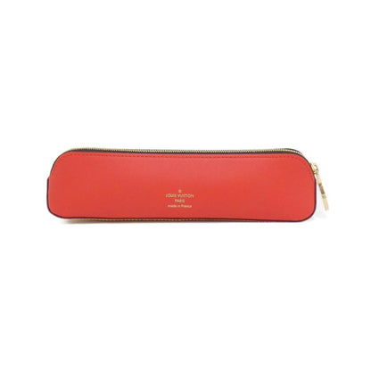 Louis Vuitton Trousse Elizabeth, Brown, "CANVAS, LEATHER", clutch