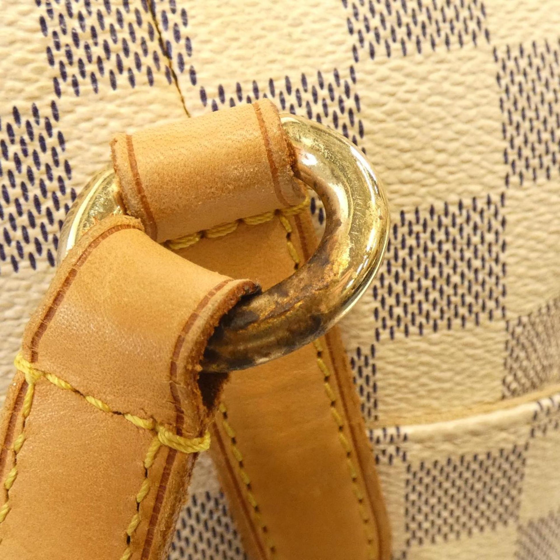 Louis Vuitton Totally, White, Canvas, tote