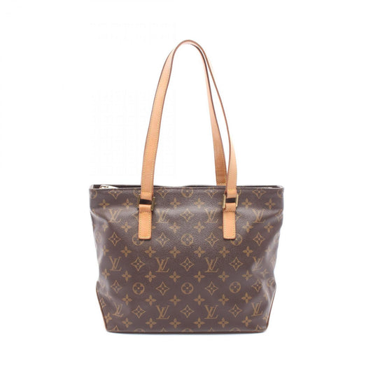 Louis Vuitton Cabas Piano, Brown, Canvas, shoulder