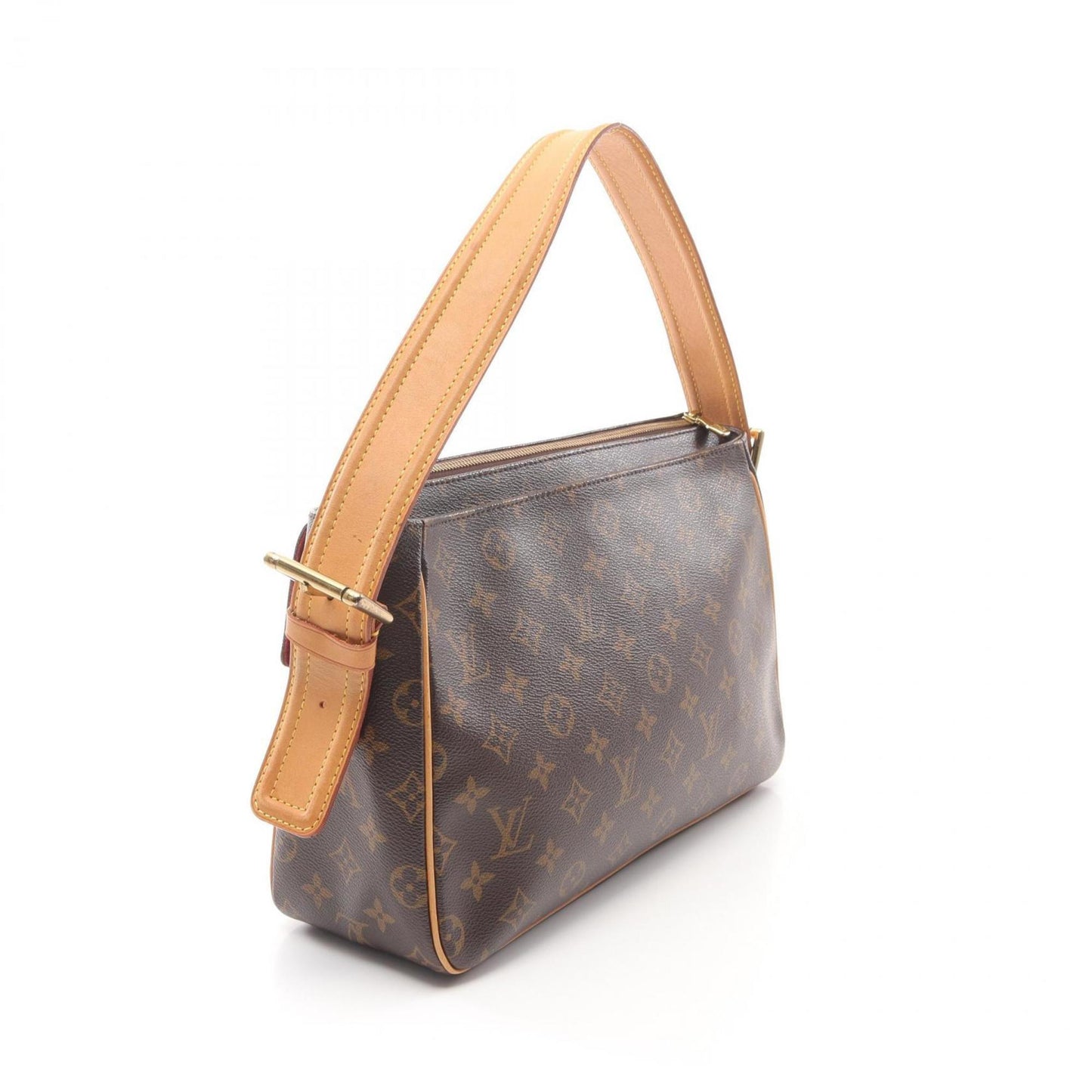 Louis Vuitton Viva Cité, Brown, "CANVAS, LEATHER", shoulder