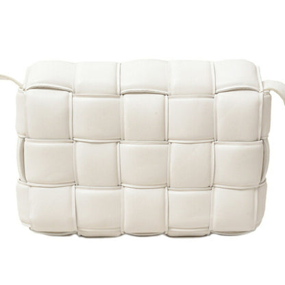 Bottega Veneta Cassette, White, Leather, shoulder