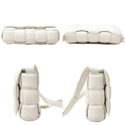 Bottega Veneta Cassette, White, Leather, shoulder