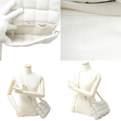 Bottega Veneta Cassette, White, Leather, shoulder