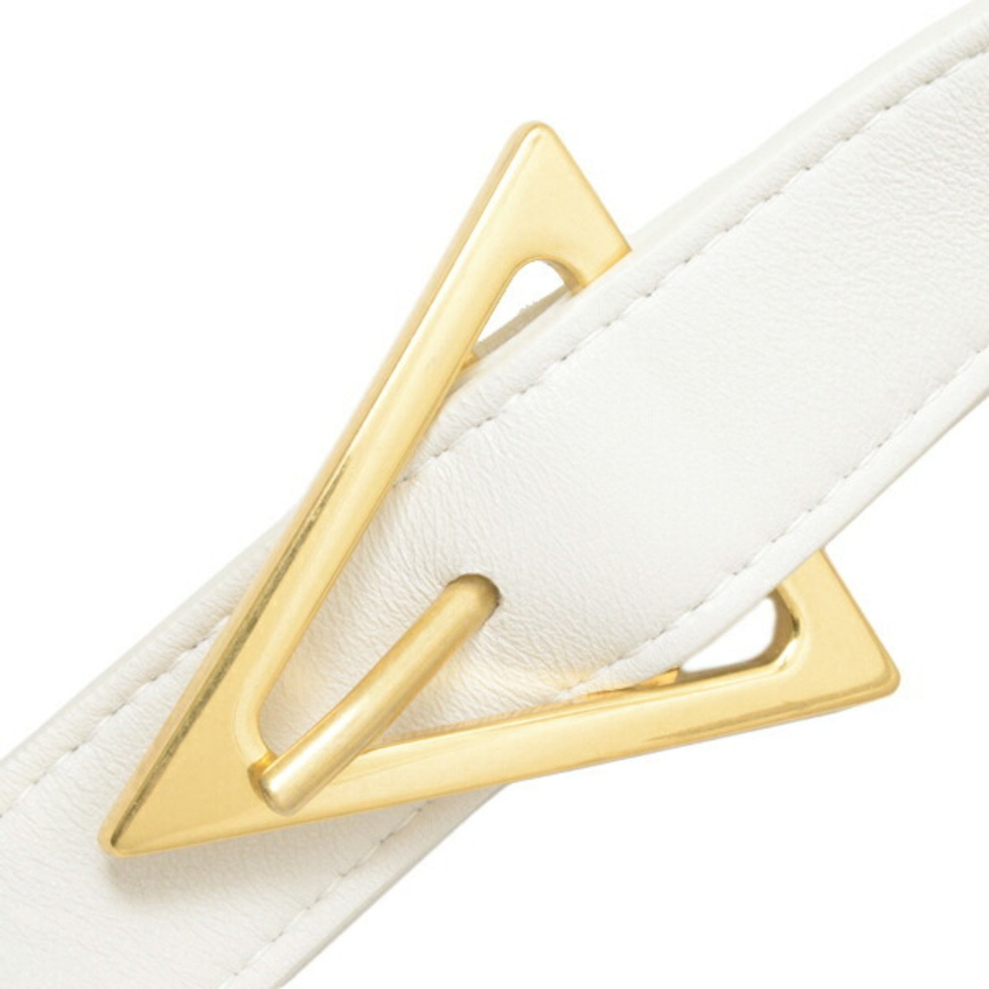 Bottega Veneta Cassette, White, Leather, shoulder