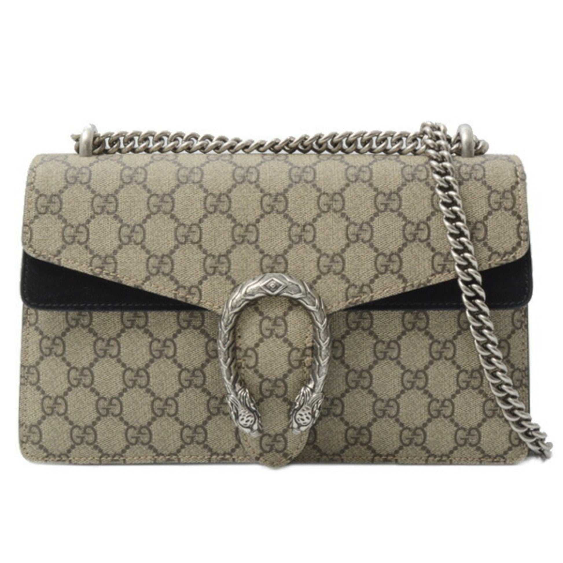 Gucci Dionysus, Beige, Canvas, shoulder