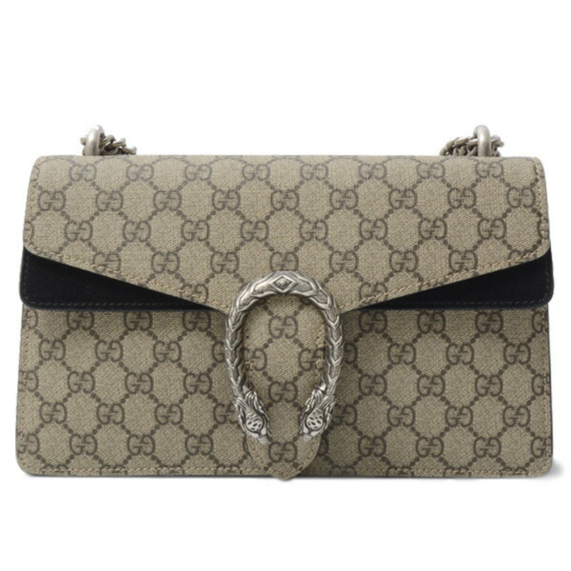 Gucci Dionysus, Beige, Canvas, shoulder