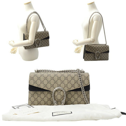 Gucci Dionysus, Beige, Canvas, shoulder