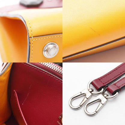 Louis Vuitton City steamer, Yellow, Leather, handbag