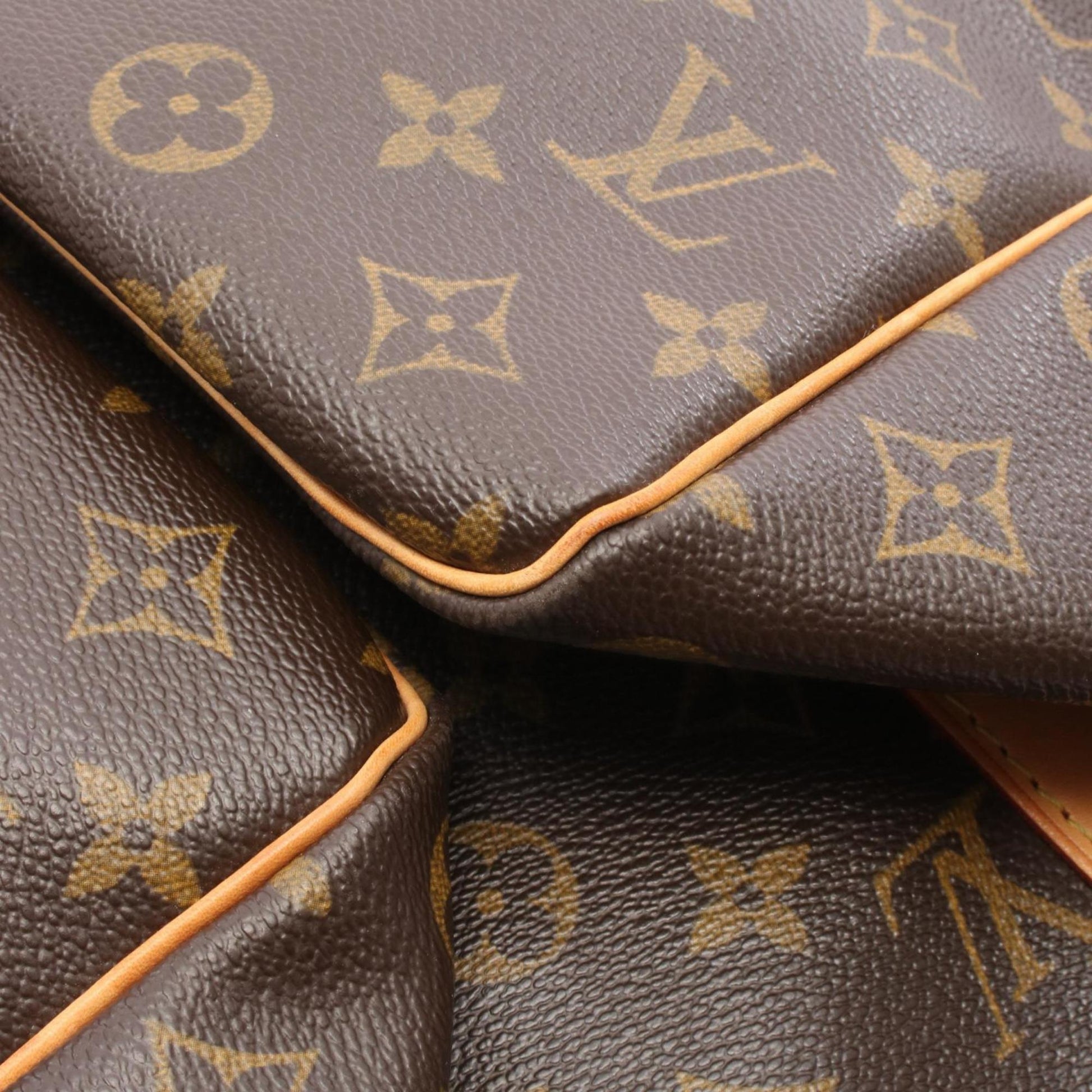 Louis Vuitton Keepall 50, Brown, Canvas, travel