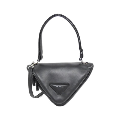 Prada, Black, Leather, handbag