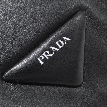 Prada, Black, Leather, handbag