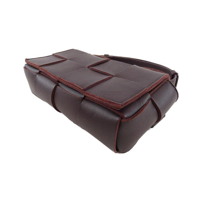 Bottega Veneta Cassette, Burgundy, Leather, clutch