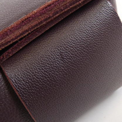 Bottega Veneta Cassette, Burgundy, Leather, clutch