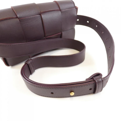 Bottega Veneta Cassette, Burgundy, Leather, clutch