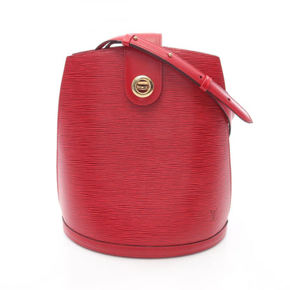 Louis Vuitton Cluny, Red, Leather, shoulder