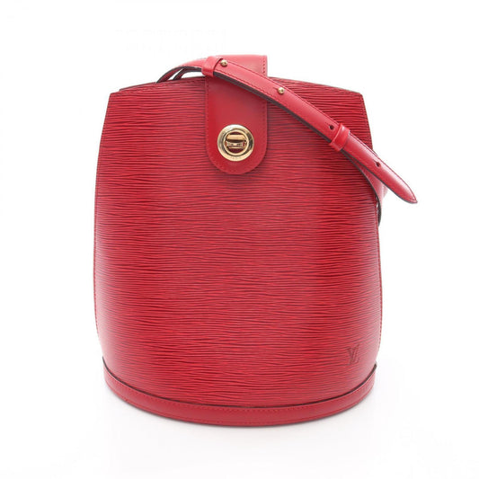 Louis Vuitton Cluny, Red, Leather, shoulder