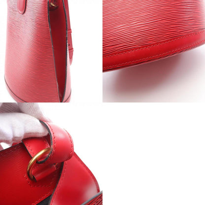 Louis Vuitton Cluny, Red, Leather, shoulder