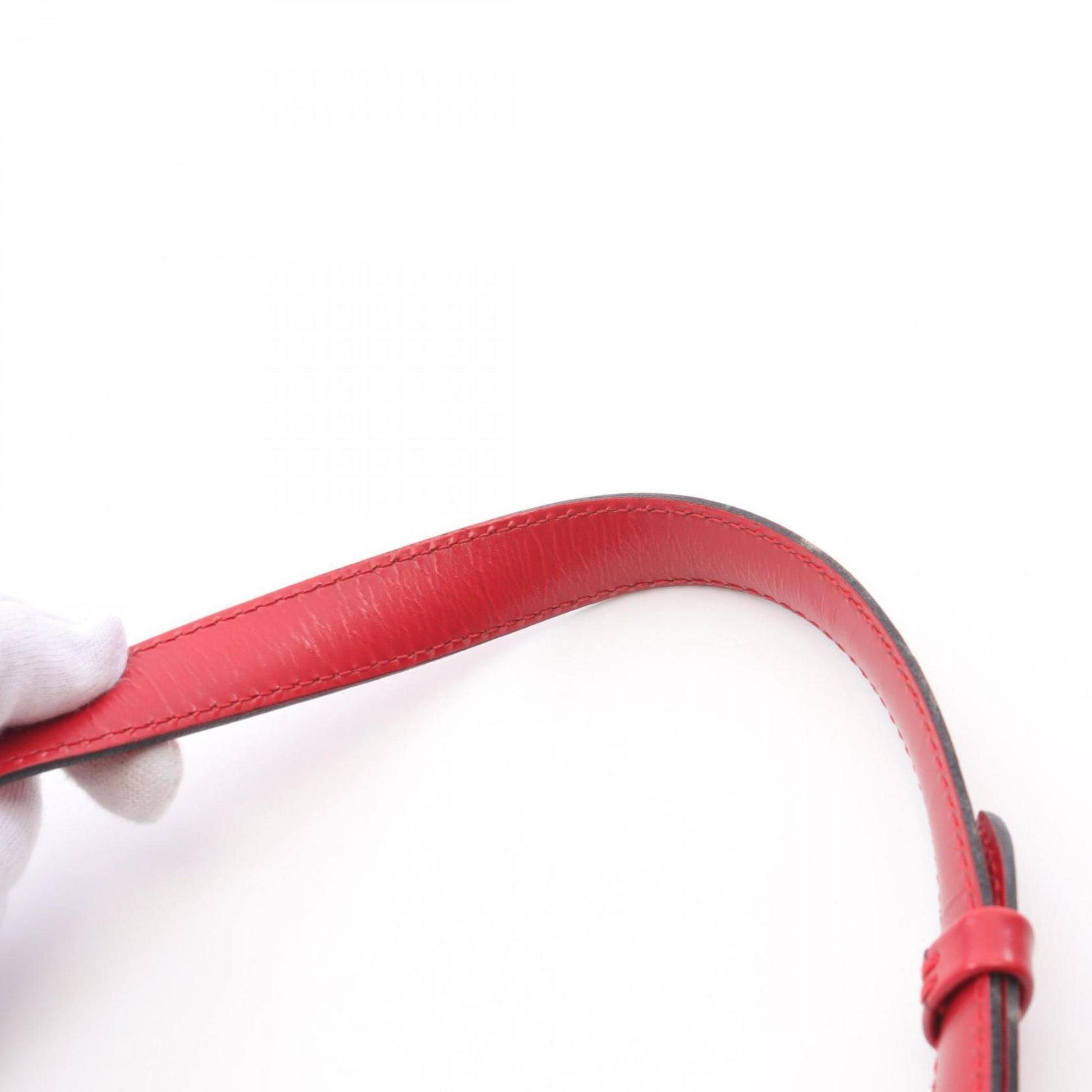 Louis Vuitton Cluny, Red, Leather, shoulder