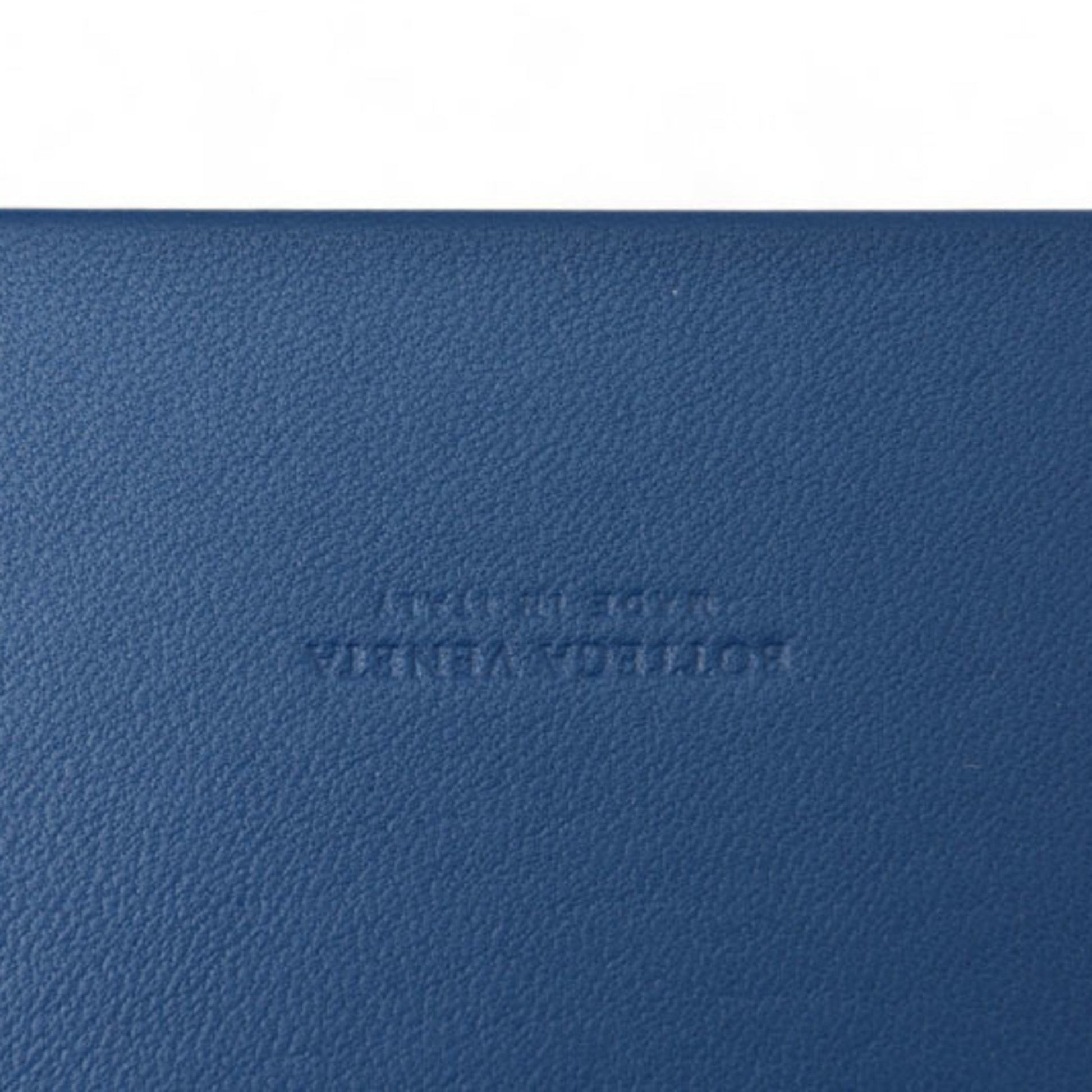 Bottega Veneta Intrecciato, Blue, Leather, tote