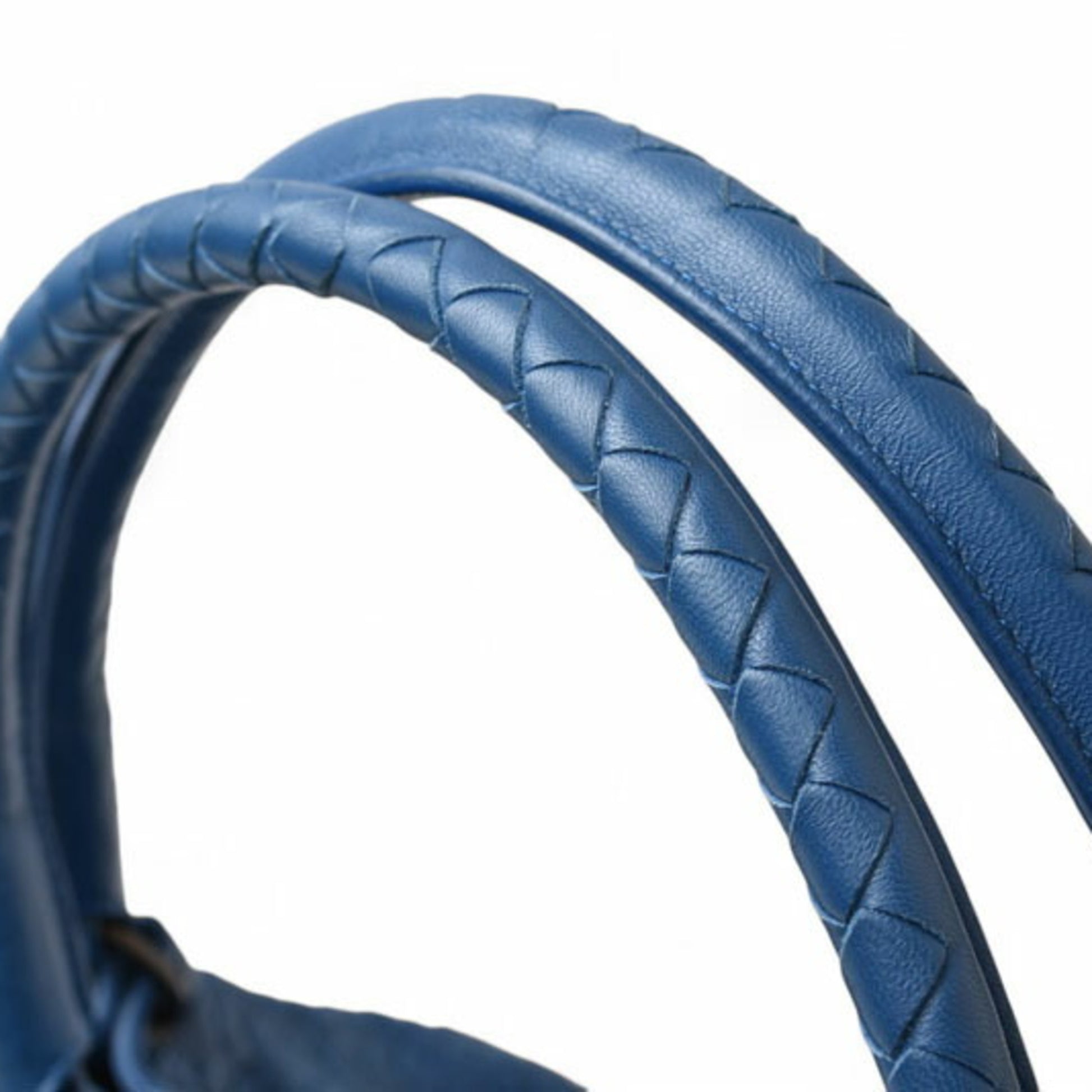 Bottega Veneta Intrecciato, Blue, Leather, tote