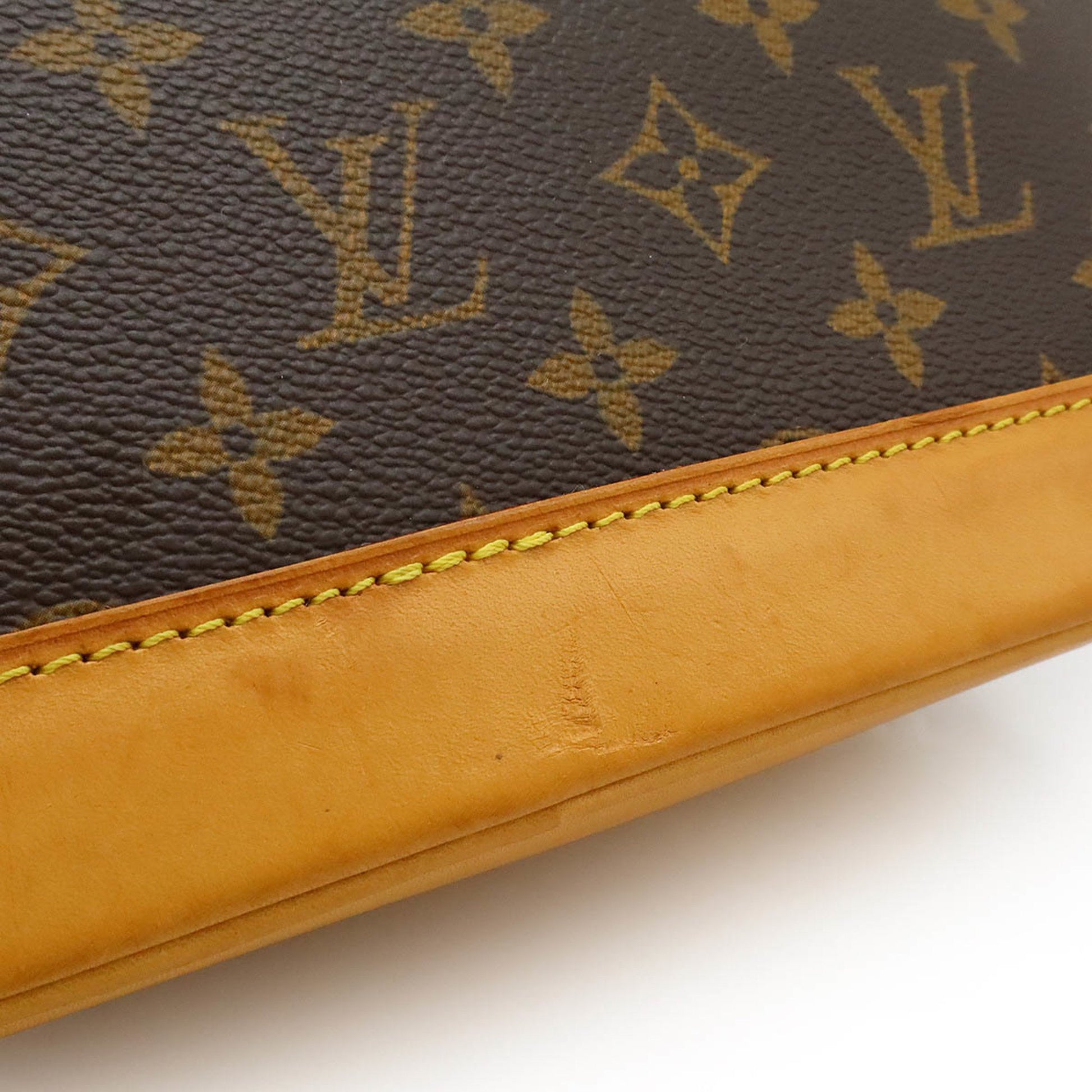 Louis Vuitton Alma, Brown, Canvas, handbag
