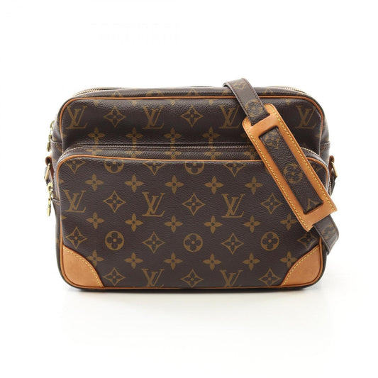 Louis Vuitton, Brown, Leather, shoulder